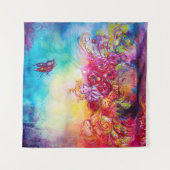 DUIMBELINA IN BLOEMENMAND, VLINDER WANDKLEED (Voorkant)