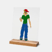 duimbreed acryl bord (Hoek)