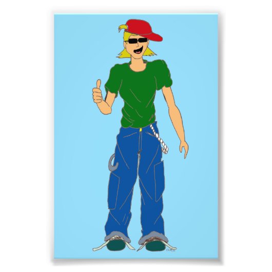 duimbreed foto afdruk (Voorkant)