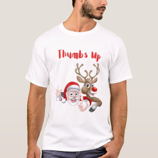 Duimbreed van de Kerstman T-shirt (Voorkant)
