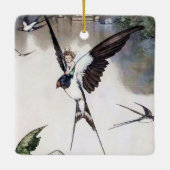 Duimelijntje door W Heath Robinson Keramisch Ornament (Achterkant)