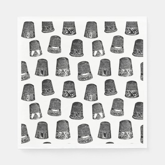 duimels naaien met de standaard BG-KLEUR Servet (Voorkant)