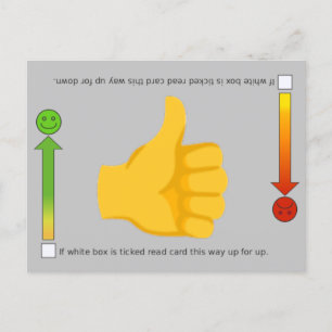 Duimen omhoog, Emoji briefkaart