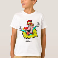Duimen omhoog, leuke clown SJABLOON,