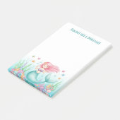 Duimen omhoog Mermaid Gepersonaliseerde Mitswa Post-it® Notes (Schuin)