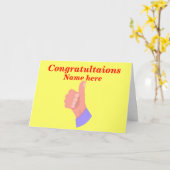 Duimen omhoog producten. kaart (Gele Bloem)