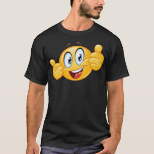 Duimen omhoog Smiley Face 3 T-shirt