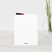 Duimen omhoog voor papa! Vaderdag Bedankkaart (Achterkant)