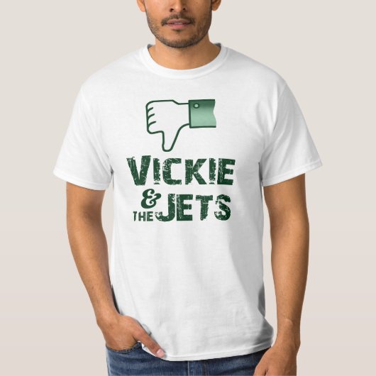 Duimen omlaag, Vickie en de Jets T-shirt (Voorkant)