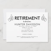 Duimen Up Retirement Party "Het is ongeveer tijd"  Kaart (Voorkant)