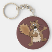 Duimt de eekhoorn omhoog sleutelhanger (Voorkant)