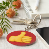 Duimt de Emoji Sleutelhanger (Zijkant)