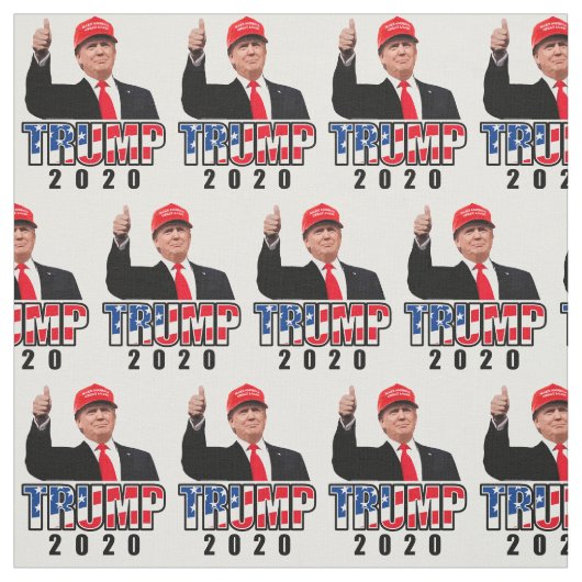 Duimt Donald Trump 2020 Stof (Swatch)