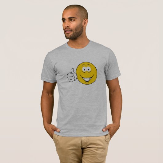 Duimt het gezicht omhoog t-shirt (Voorkant volledig)