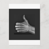 Duimt omhoog briefkaart (Voorkant)