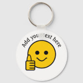 Duimt omhoog Gepersonaliseerd Sleutelhanger (Voorkant)