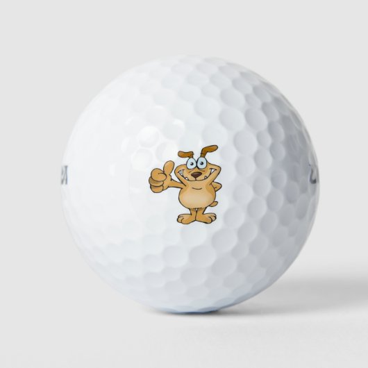 Duimt omhoog golfballen (Voorkant)