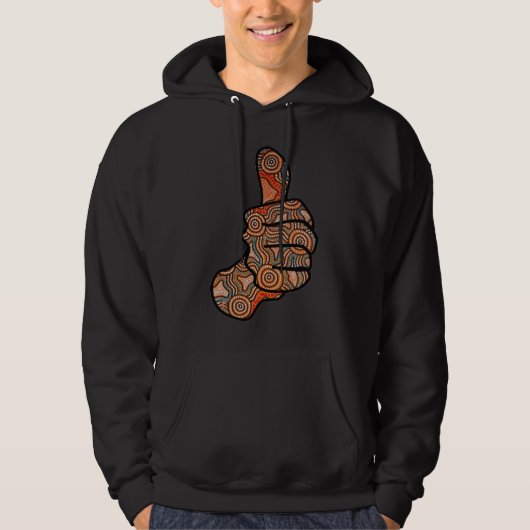 Duimt omhoog! hoodie (Voorkant)