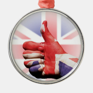 Duimt omhoog! metalen ornament