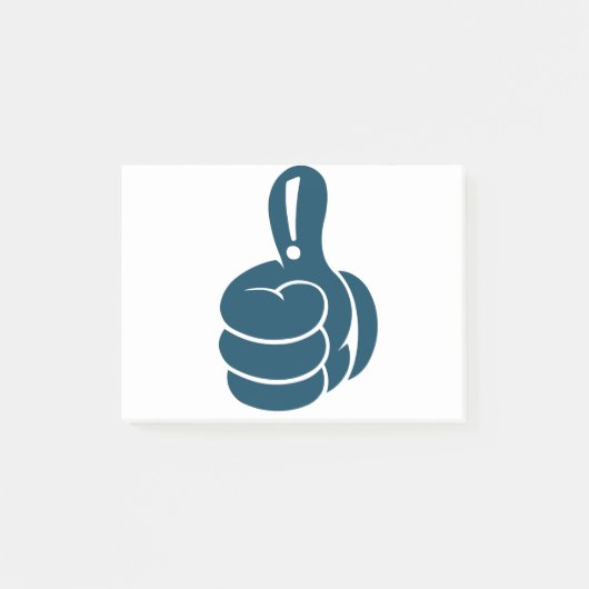 Duimt omhoog! post-it® notes (Voorkant)