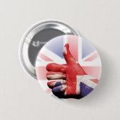 Duimt omhoog! ronde button 5,7 cm (Voorkant /achterkant)