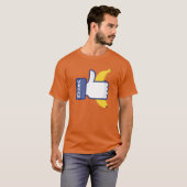 Duimt omhoog! Vegan Tshirt (Voorkant volledig)