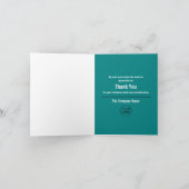 Duimt omhoog, werknemer Dank u Kaart (Binnen)