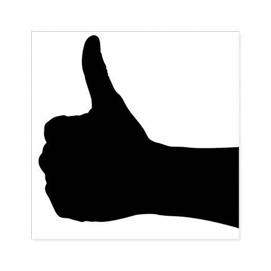 Duimt op Rubber Stempel (Afrduk)