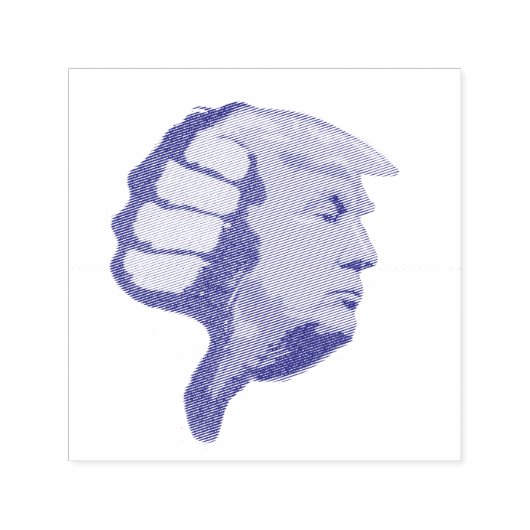 Duimt op Trump Zelfinktende Stempel (Design)