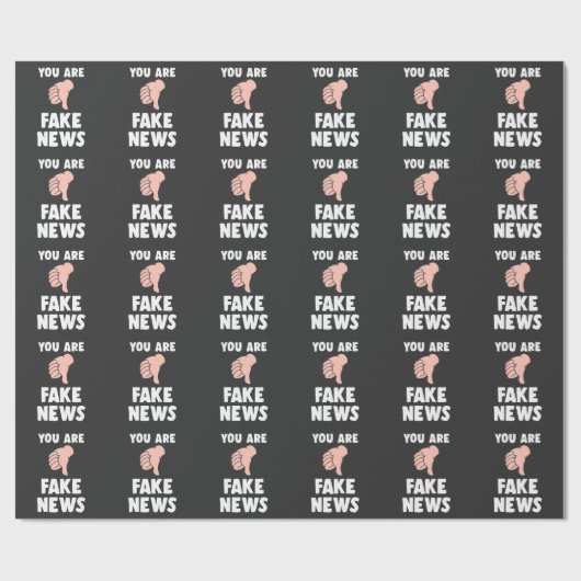 Duimt Sarcasm u bent een verbijsterd News offensie Cadeaupapier (Vlak)