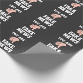 Duimt Sarcasm u bent een verbijsterd News offensie Cadeaupapier (Hoek)