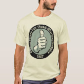 duimworstel t-shirt (Voorkant)