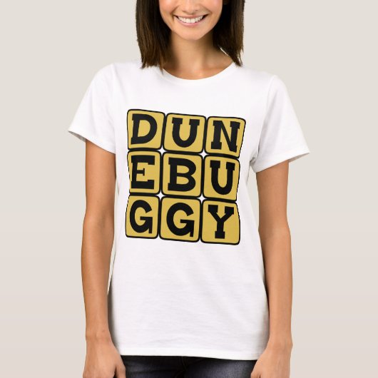 Duin Buggy, Strandvervoer T-shirt (Voorkant)