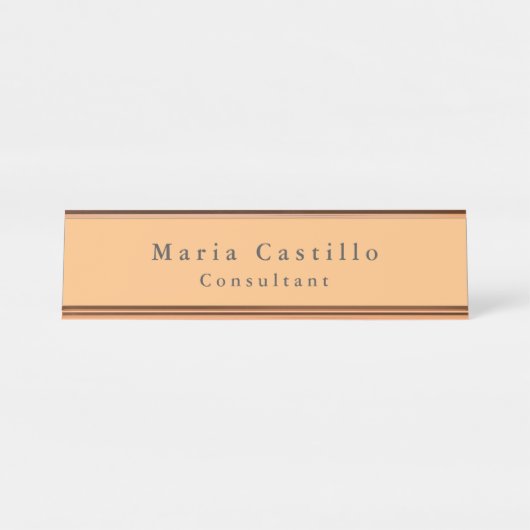 Duin Elegant Minimalist Modern Bureau Naambordje (Voorkant)