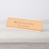 Duin Elegant Minimalist Modern Bureau Naambordje (Voorkant)