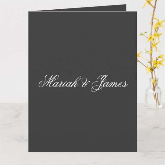 Duin Elegant Minimalist Modern Kaart (Gele Bloem)