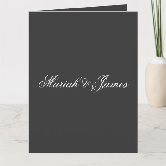 Duin Elegant Minimalist Modern Kaart (Voorkant)