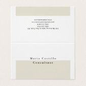 Duin Elegant Minimalist Modern Visitekaartje (Buitenkant ongevouwen)