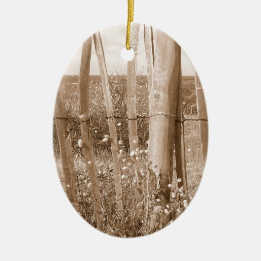 duin keramisch ornament (Voorkant)