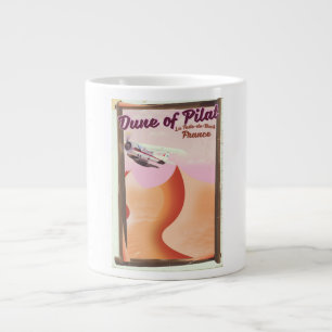 Duin van Pilat, Dunes vintage Frankrijk reisposter Grote Koffiekop