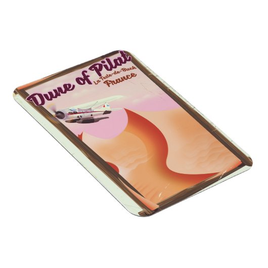 Duin van Pilat, Dunes vintage Frankrijk reisposter Magneet (Rechterzijde)