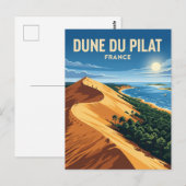 Duin van Pilat Frankrijk Briefkaart (Voorkant / Achterkant)
