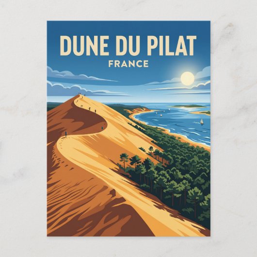 Duin van Pilat Frankrijk Briefkaart (Voorkant)