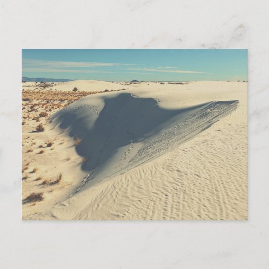 Duinen in het White Sands National Park Briefkaart (Voorkant)