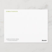 Duinen in Montauk Briefkaart (Achterkant)