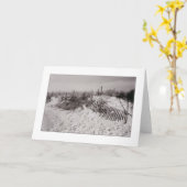 "Duinen met het Schermen van" Leeg Wenskaart Kaart (Gele Bloem)