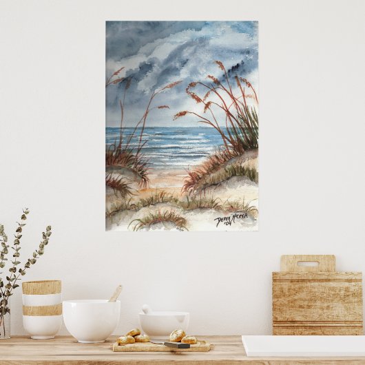 duinen poster (Keuken)