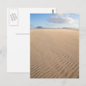 Duinen van Corralejo, Fuerteventura, Canarische ei Briefkaart (Voorkant / Achterkant)