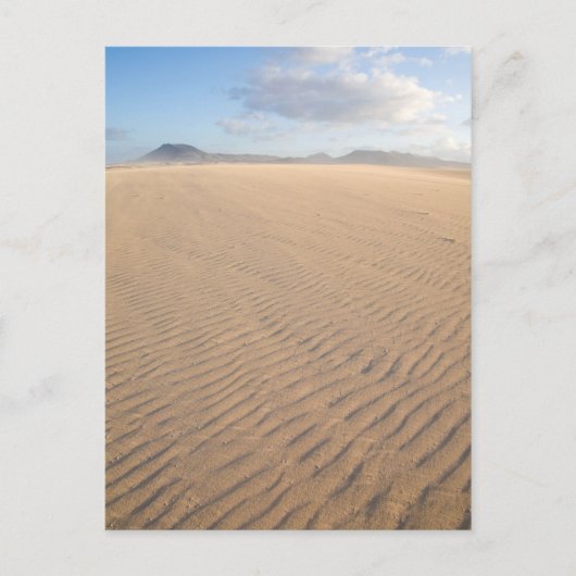 Duinen van Corralejo, Fuerteventura, Canarische ei Briefkaart (Voorkant)