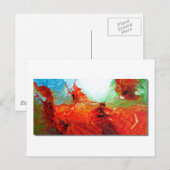 Duinkunst - Originele Abstracte kunst Decoratief M Briefkaart (Voorkant / Achterkant)